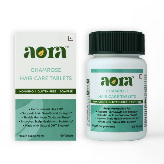 Aora Chamrose hair growth tablets for stronger and healthier hair