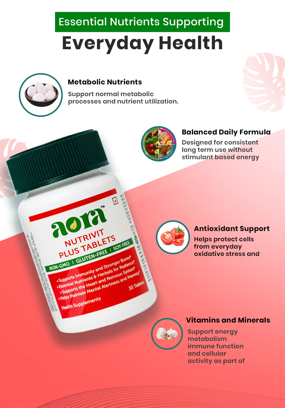 Aora Nutrivit Plus best multivitamin tablets for energy and stamina