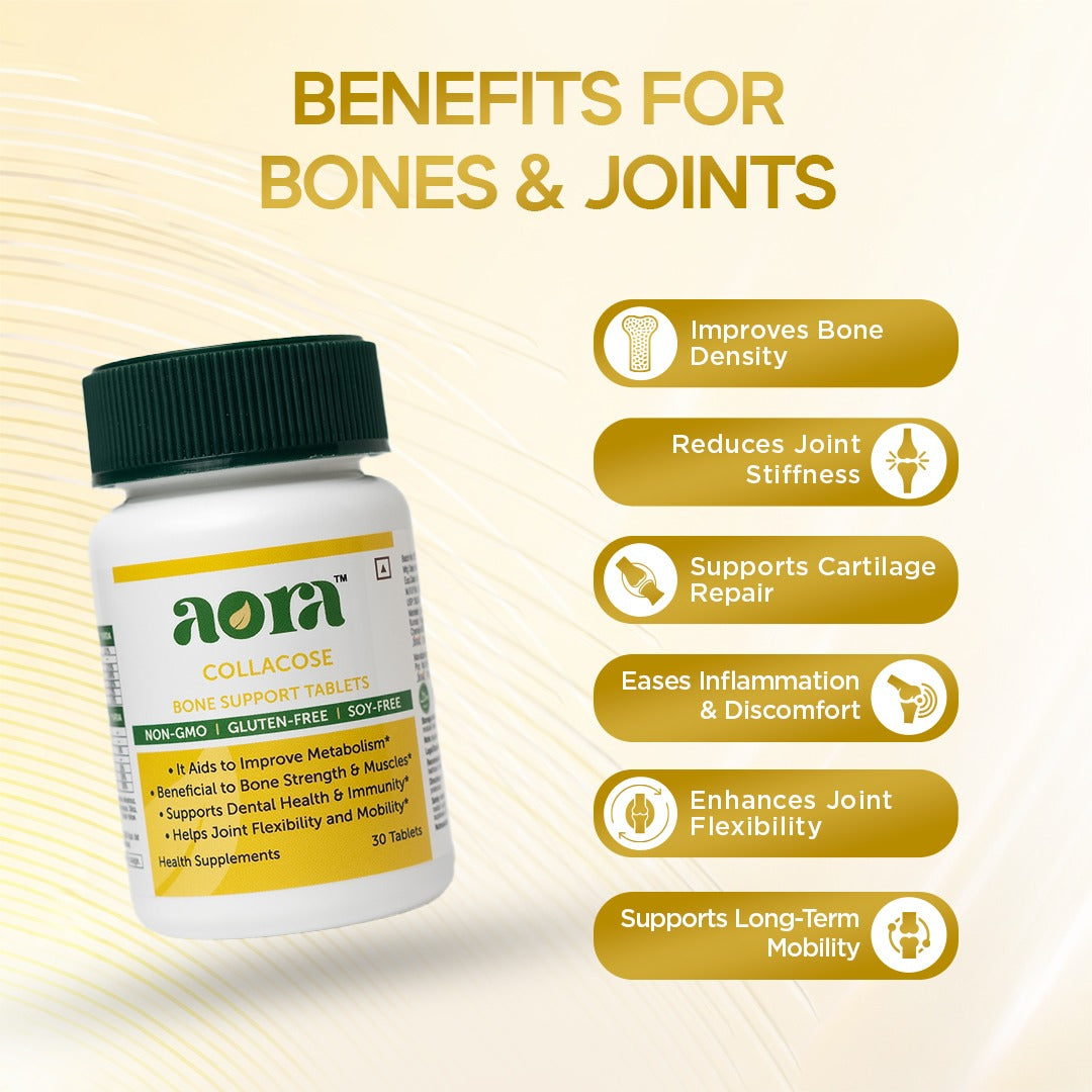 Bone health supplements Aora Collacose for bone density support