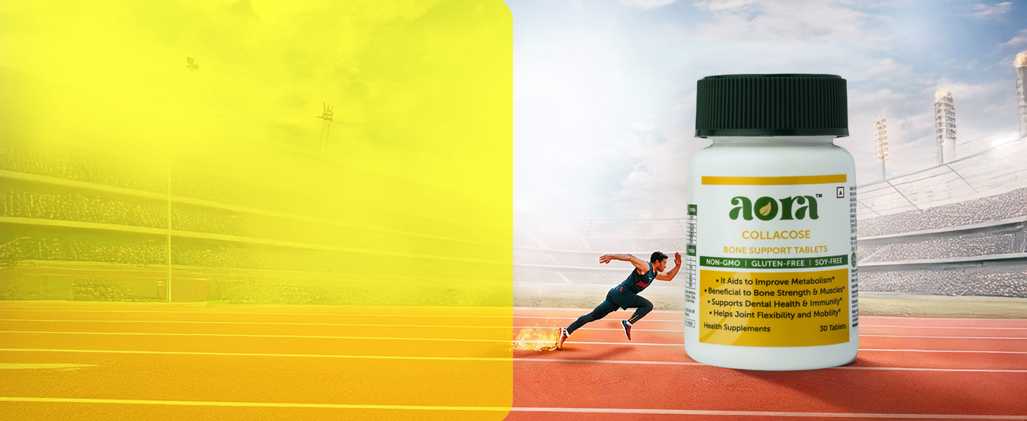 Bone health supplements Aora Collacose for calcium and bone care