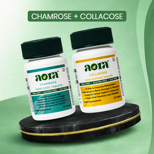 Aora Beauty and Strength Reset Pack hair growth supplements for healthy hair